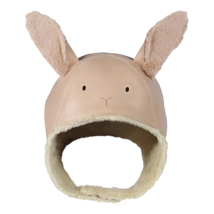 Детска кожена шапка Donsje Kapi Exclusive Hat Fluffy Bunny