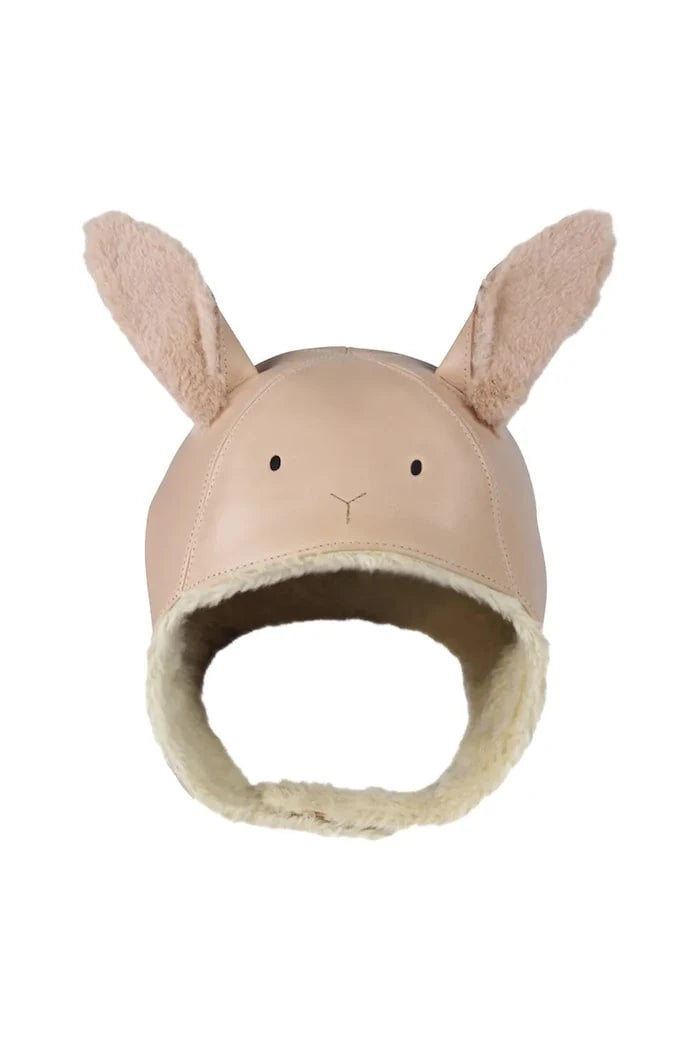 Детска кожена шапка Donsje Kapi Exclusive Hat Fluffy Bunny