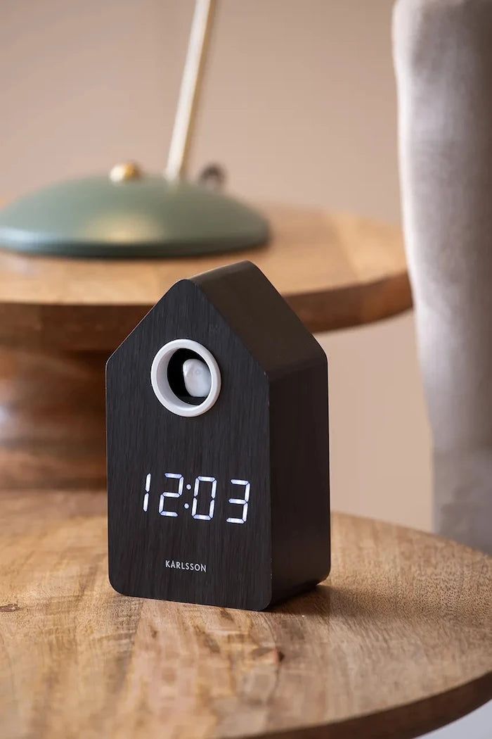 Будилник Karlsson Cuckoo LED 16 cm