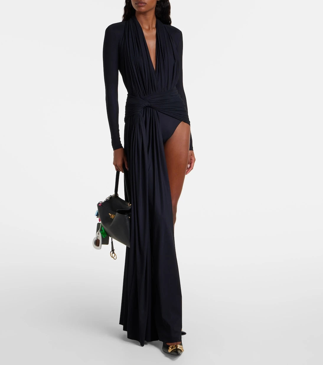 Balenciaga - Asymmetric draped minidress