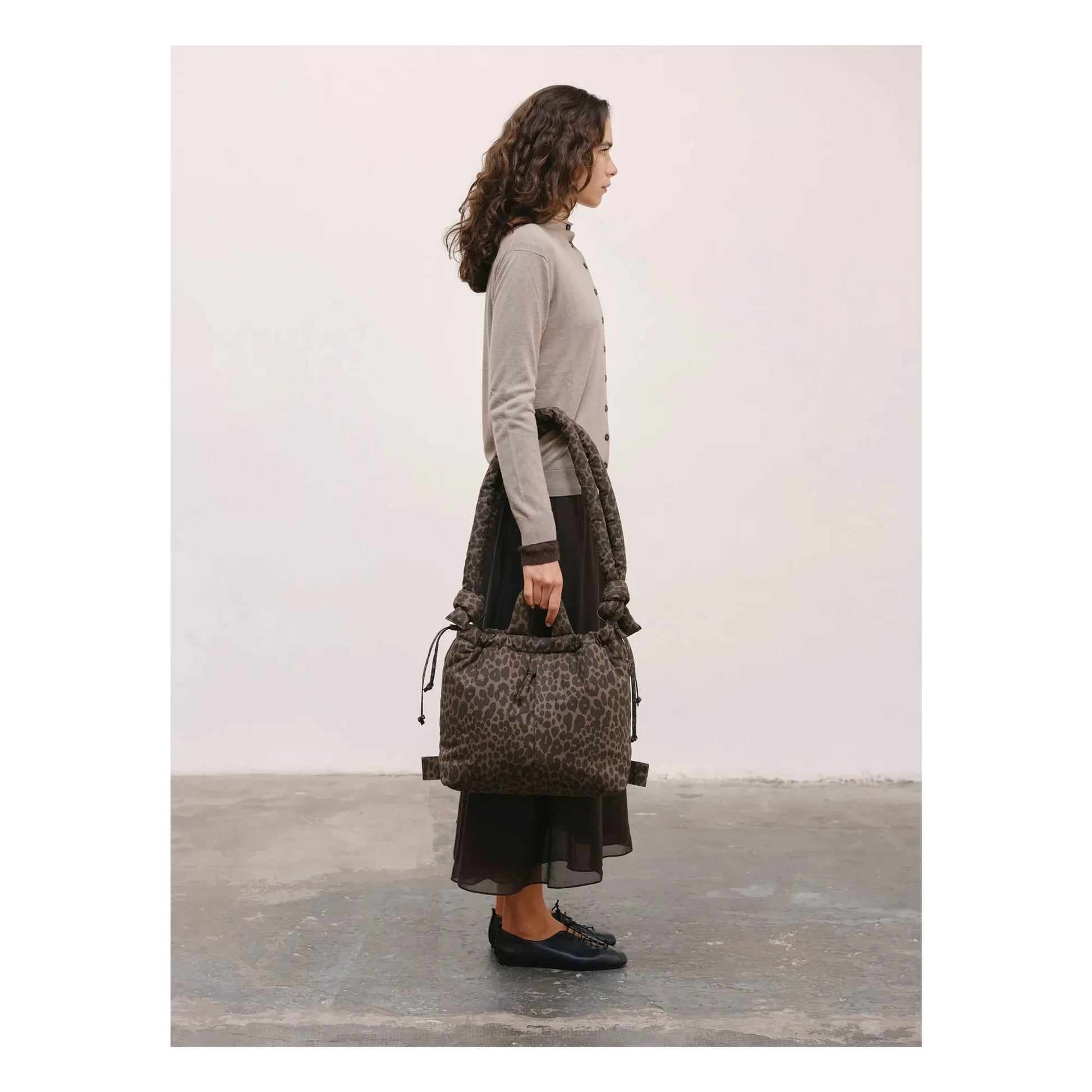 Olend - Ona Soft Leopard bag | Brown