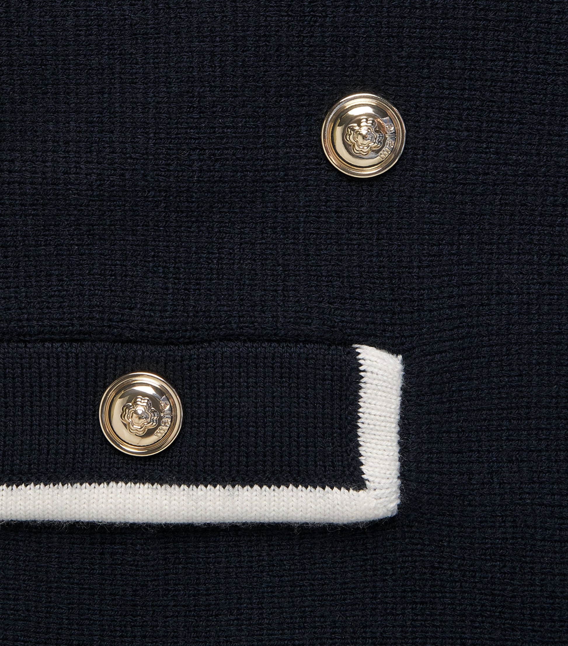 Blue Knitted Cardigan