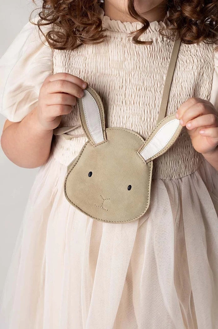 Donsje Britta Classic Purse Bunny Çocuk Deri Çanta