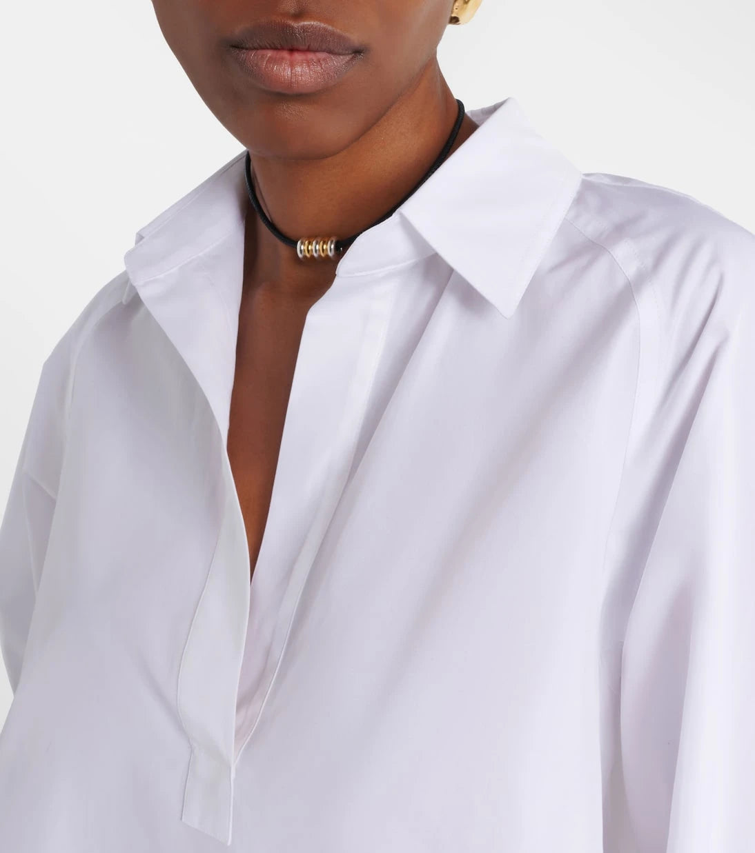Max Mara - Adorni oversized cotton poplin shirt
