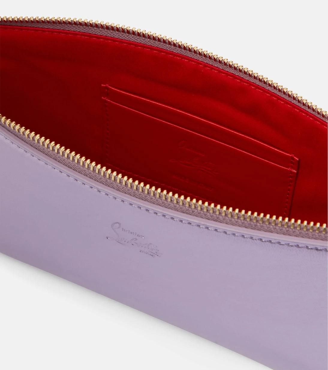 Christian Louboutin - Loubila metallic leather shoulder bag