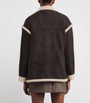 Guest In Residence Brown Cashmere Bouclé-Trim Grizzly Jacket