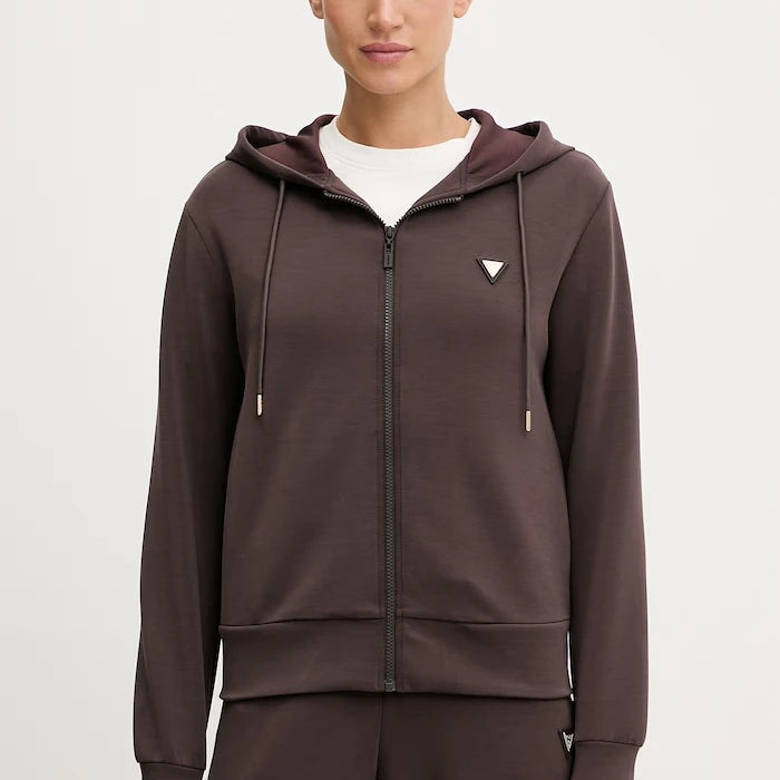 Guess fermuarlı kadın sweatshirt OLYMPE
