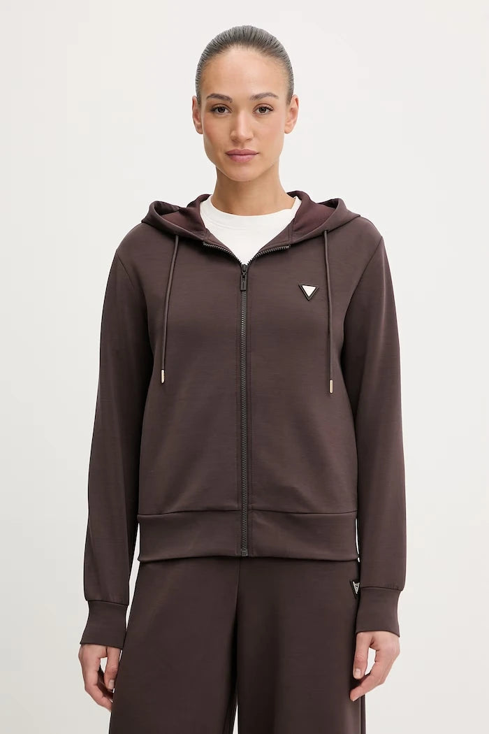 Guess fermuarlı kadın sweatshirt OLYMPE