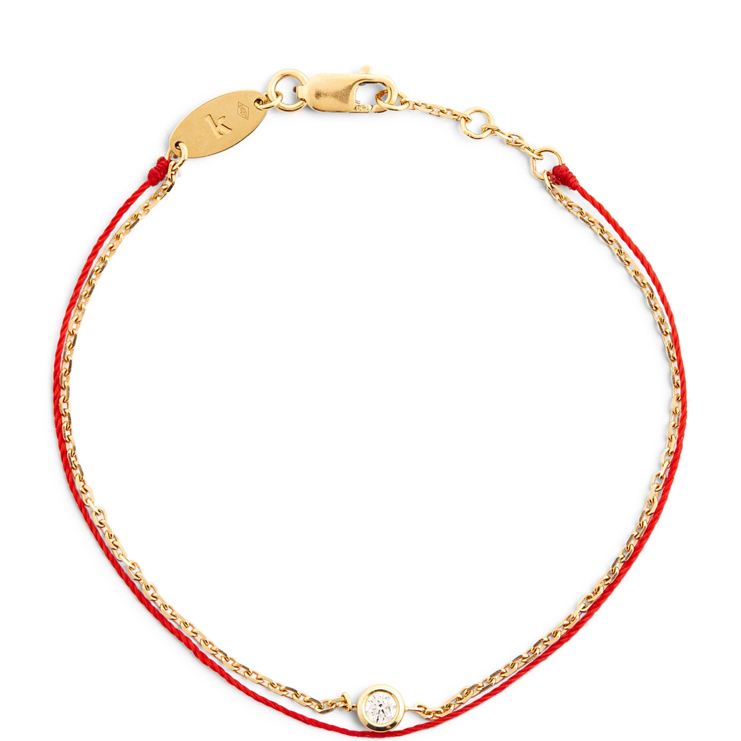Yellow Gold and Diamond Pure Duo Bracelet