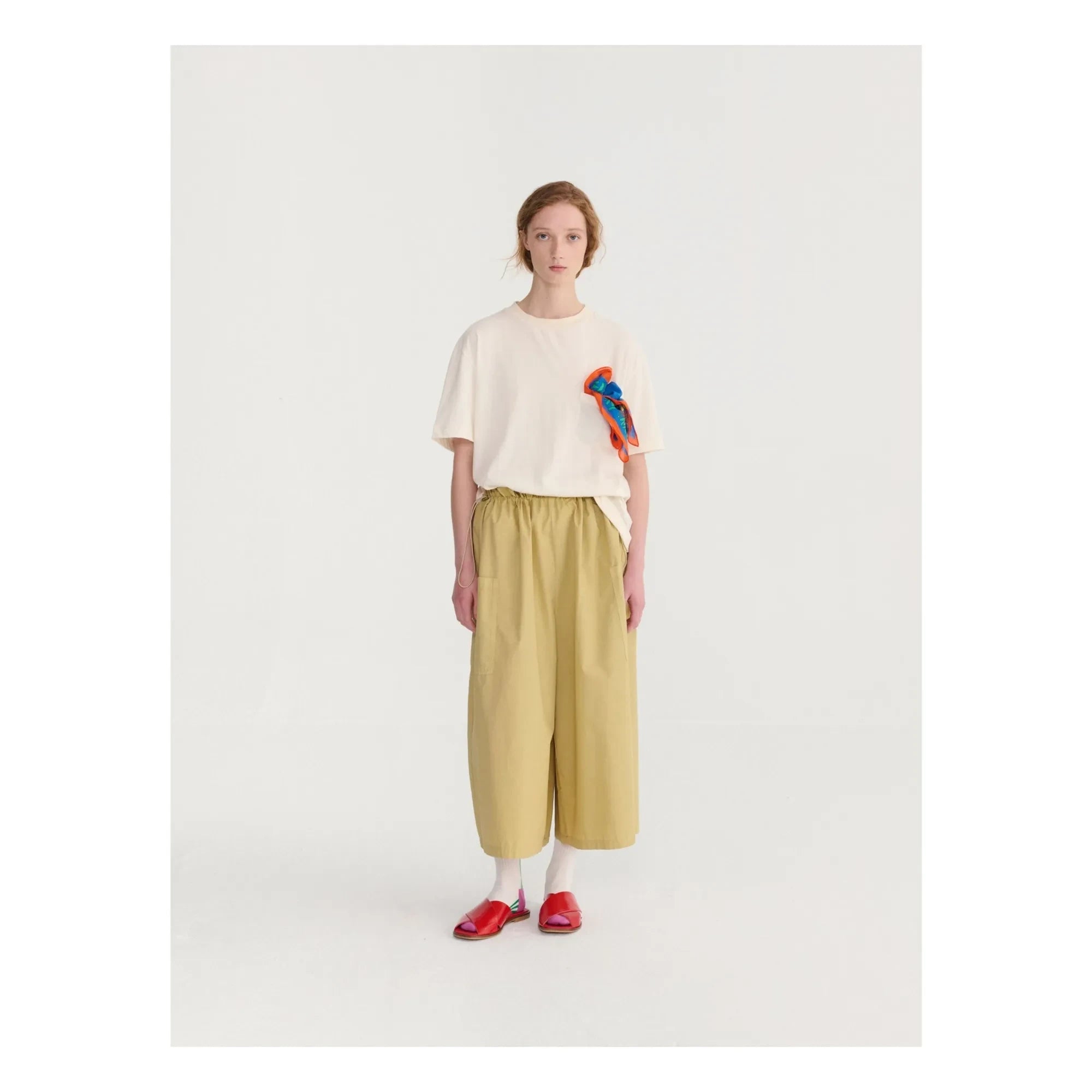 Bobo Choses - Paper Touch organic cotton pants | Beige