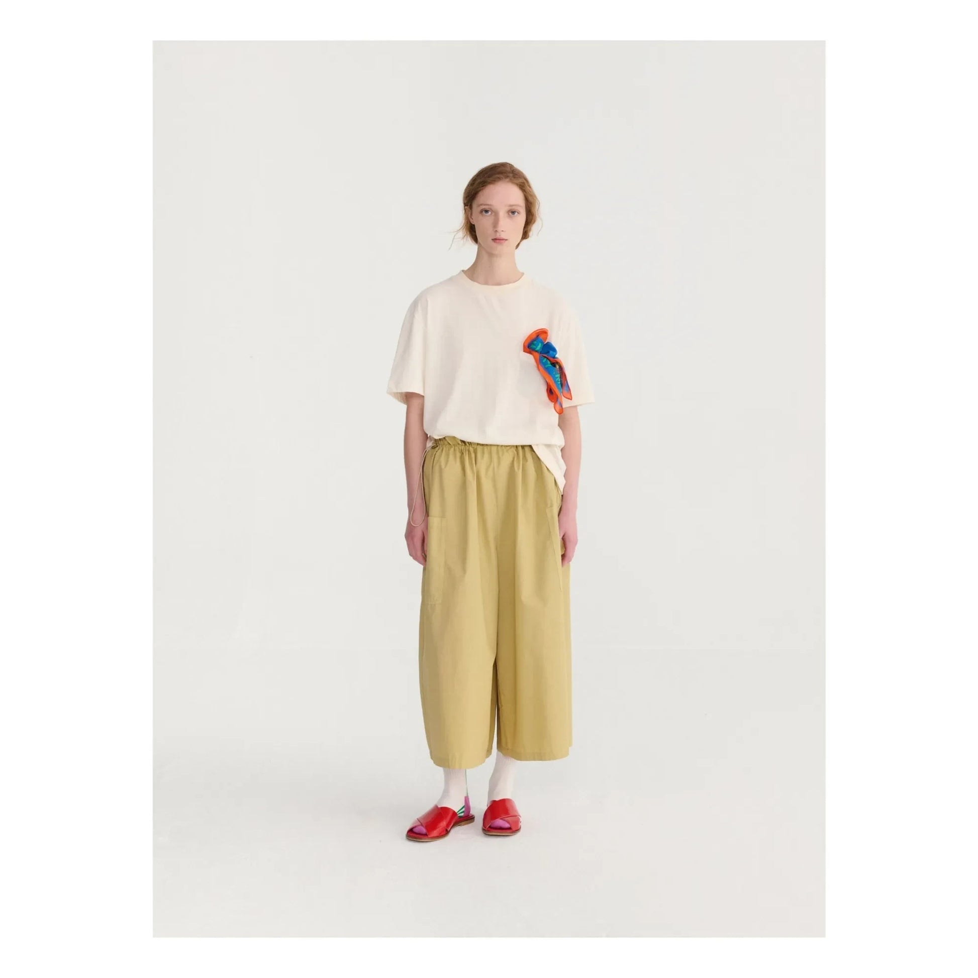 Bobo Choses - Paper Touch organic cotton pants | Beige
