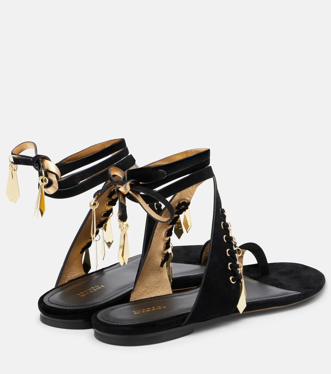 Isabel Marant - Dreena embellished suede sandals