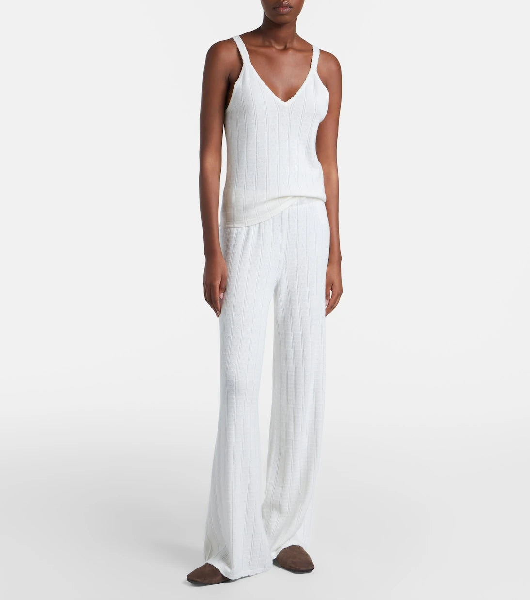Lisa Yang - Suni cotton and cashmere tank top