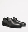 BOSS Leather Logo Hardware Loafers