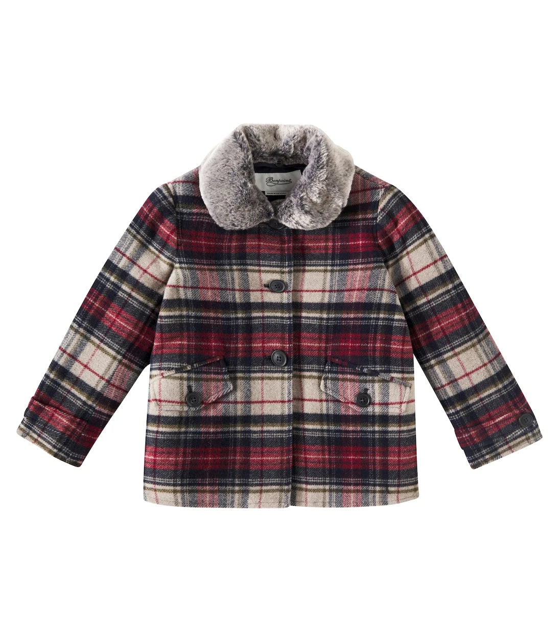 Bonpoint - Gigliola checked wool-blend tweed coat