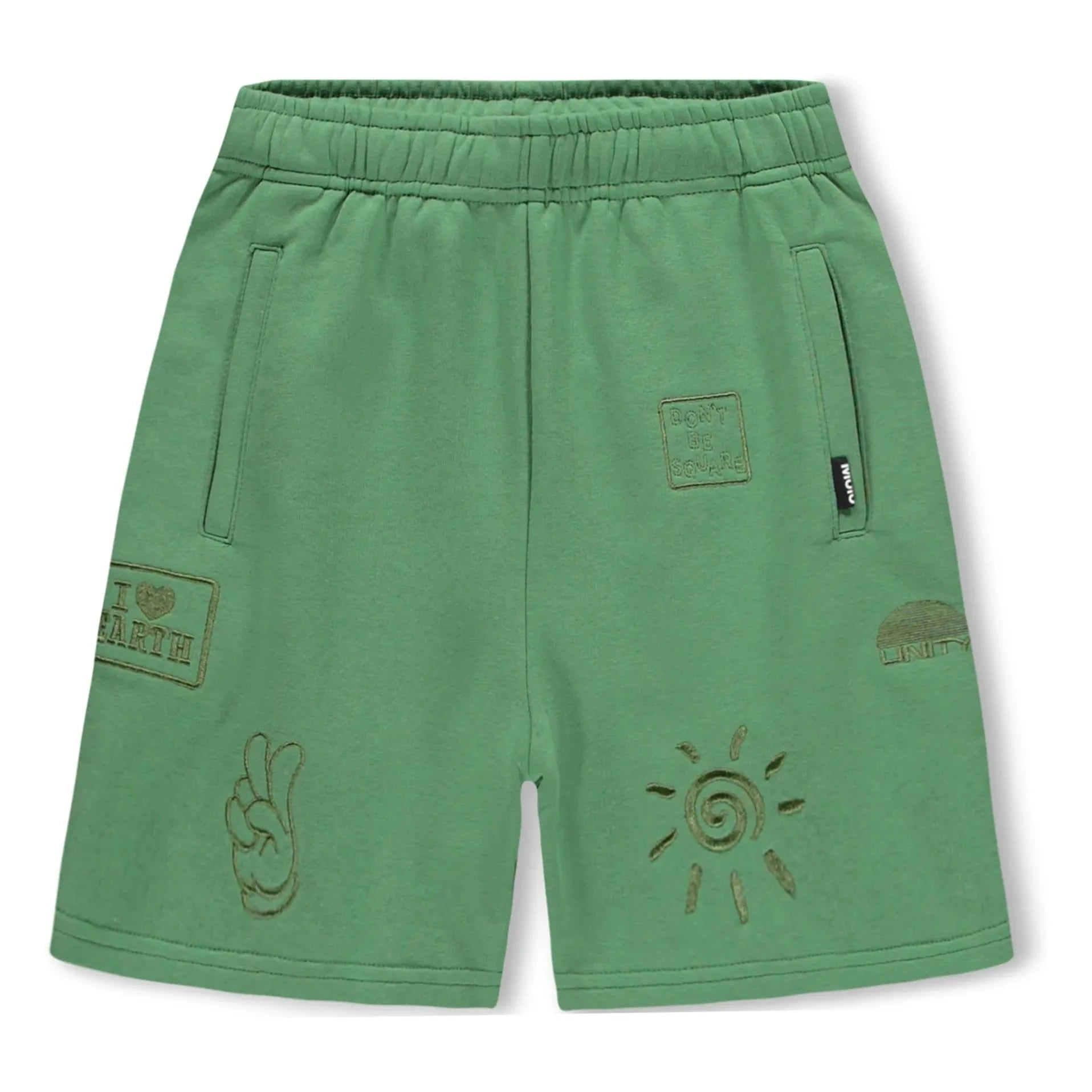 Molo - Amil embroidered shorts | Green