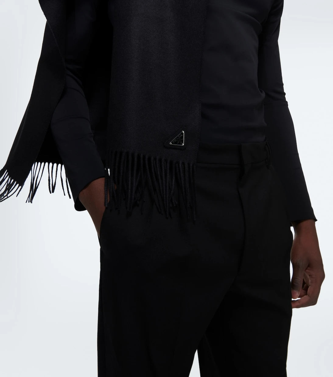Prada - Silk and cashmere scarf