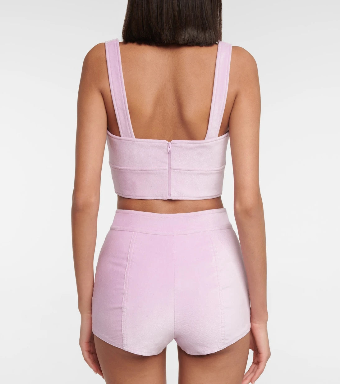 Alex Perry - Sutton embellished corduroy shorts
