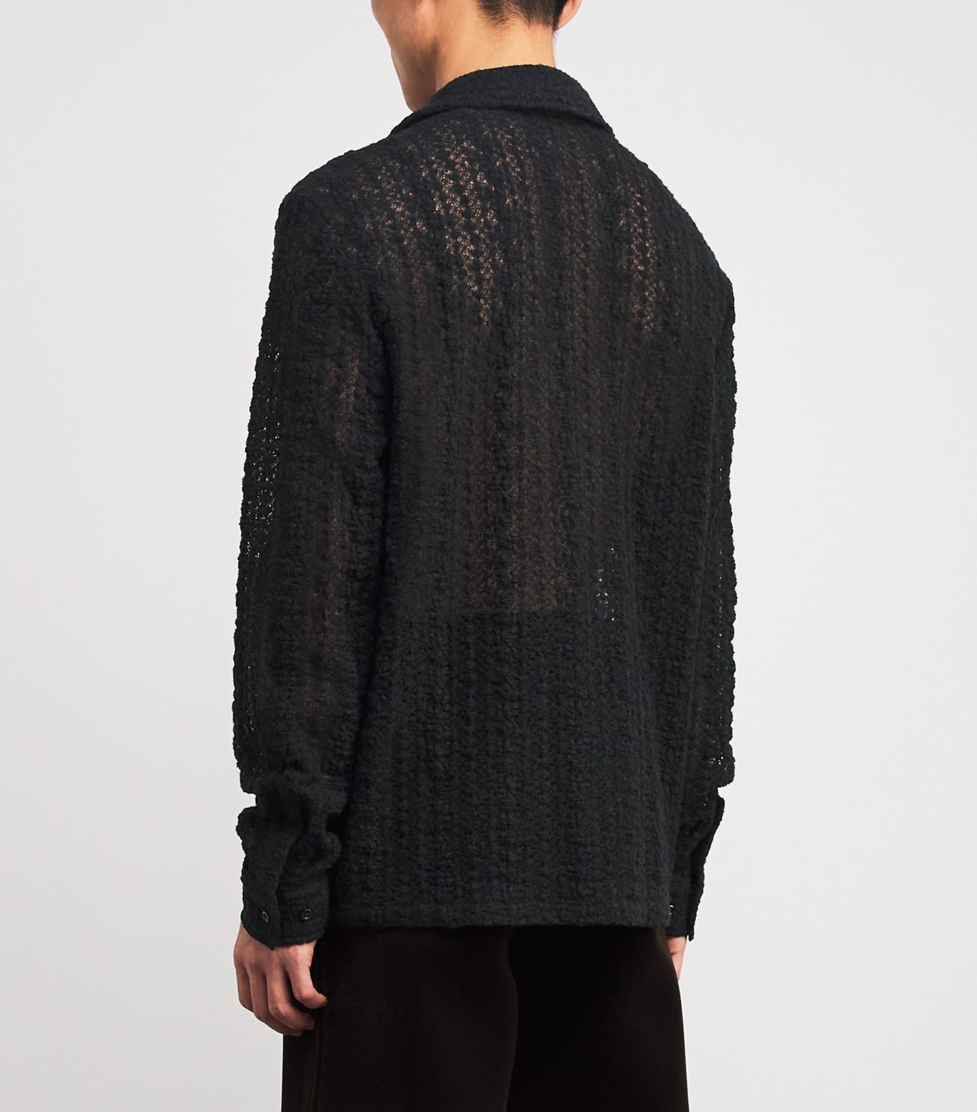 Séfr Wool-Blend Lace Jagou Shirt