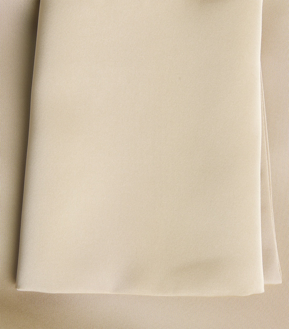 MAX&Co. Beige Satin Mini Dress