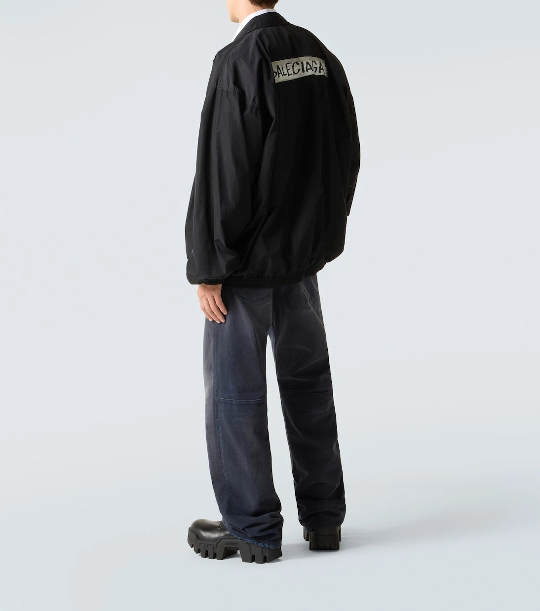 Balenciaga - Masking Tape cotton-blend track jacket
