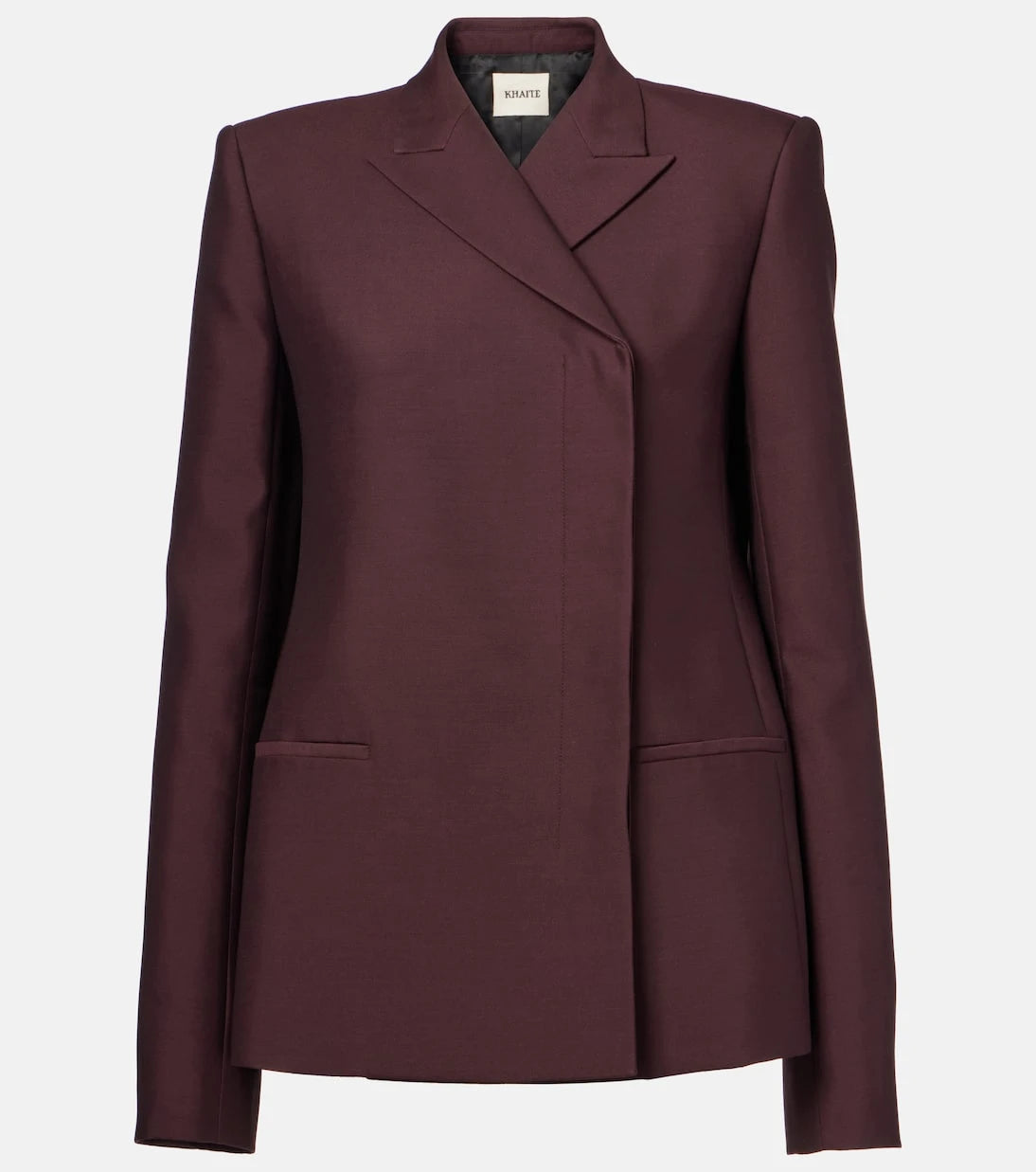 Khaite - Silvannah wool and silk blazer