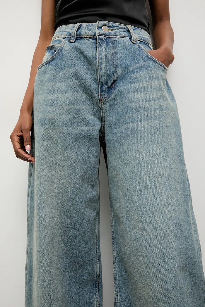 Answear.LAB relaxed fit kadın kot pantolon
