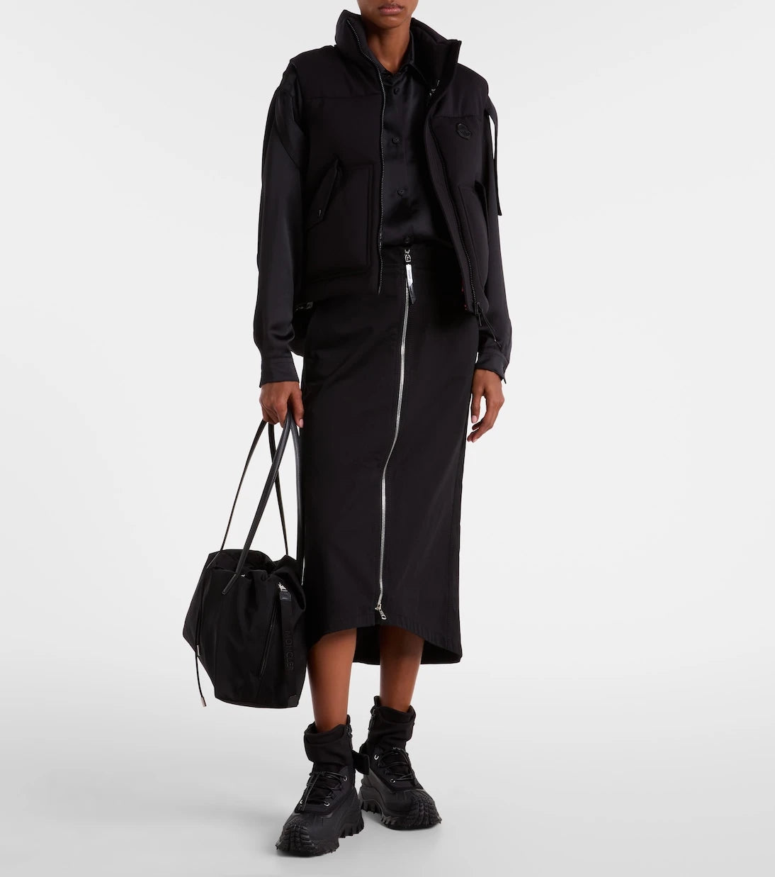 Moncler Genius - x EE72 by Edward Enninful satin shirt