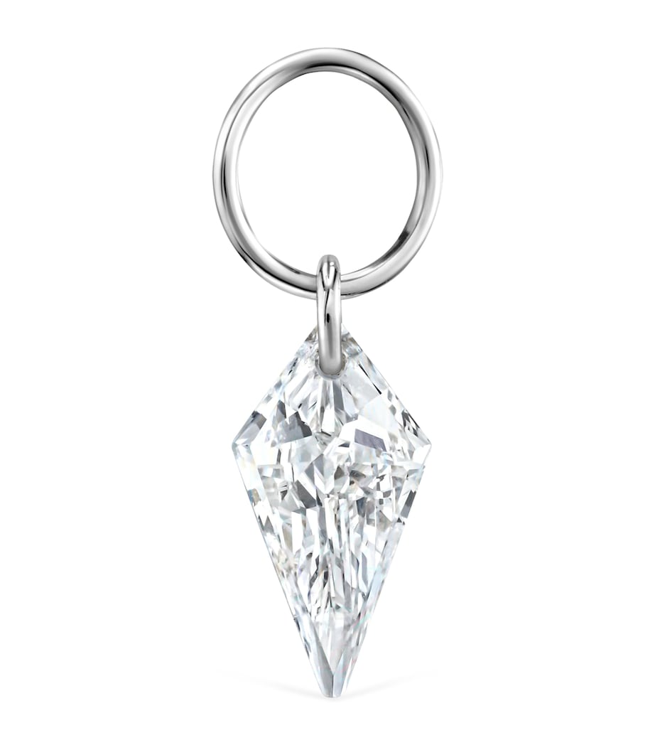 Gold Silhouette Diamond Charm (6mm)