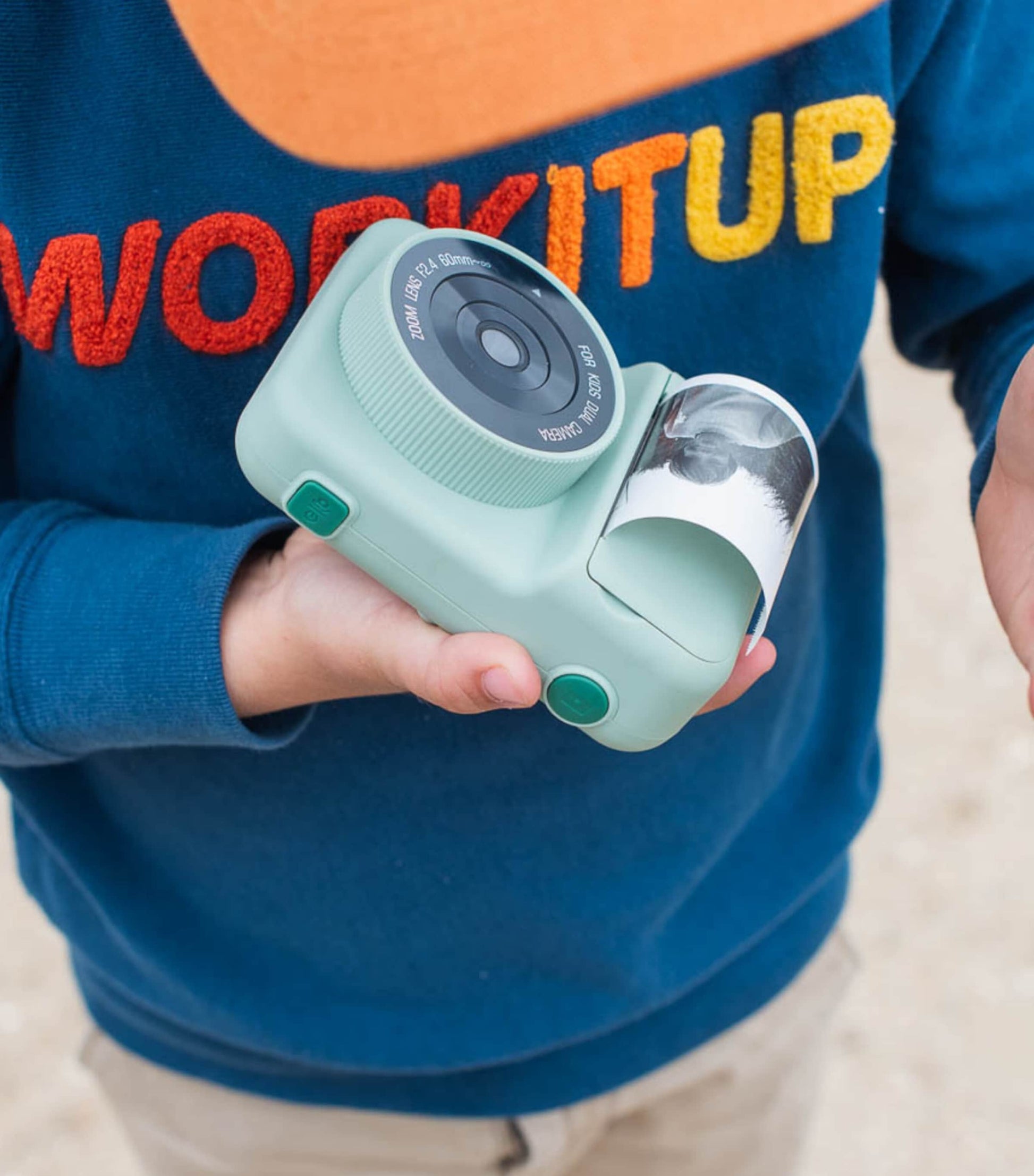 Zoo Print Dino Green P2 Camera