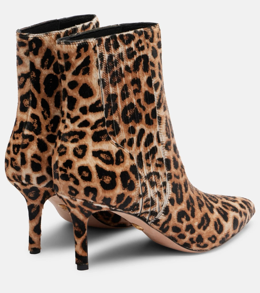 Veronica Beard - Lisa 70 leopard-print calf hair ankle boots