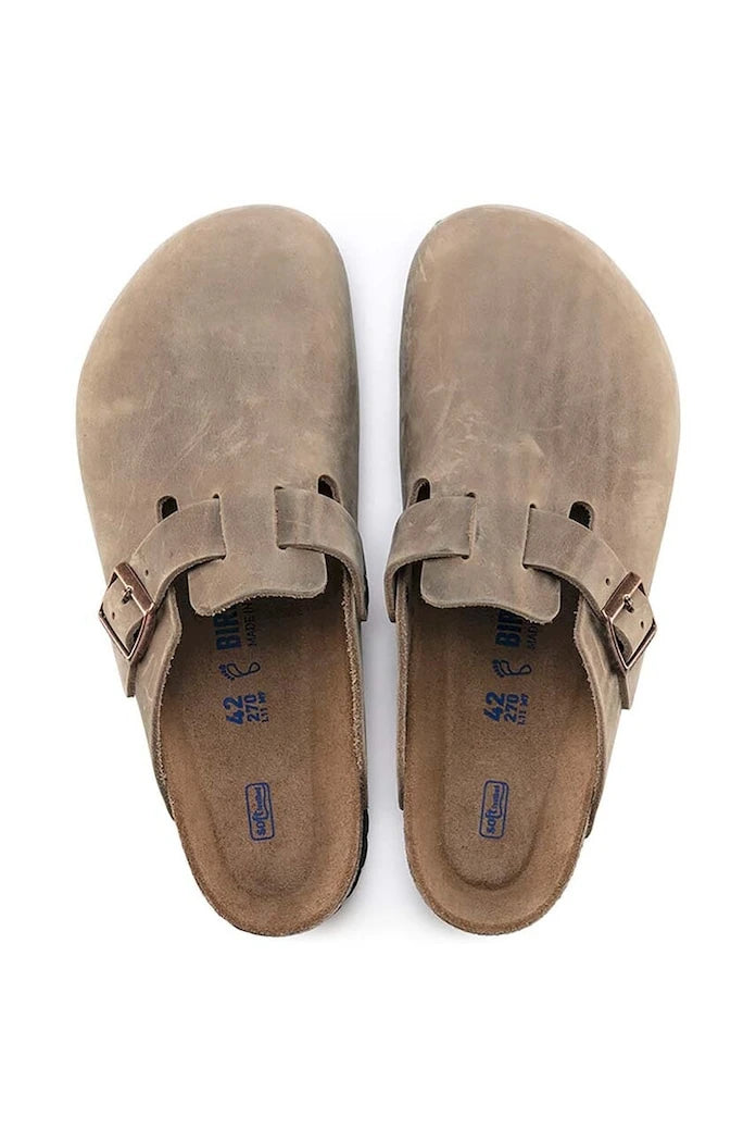Чехли от набук Birkenstock Boston SFB