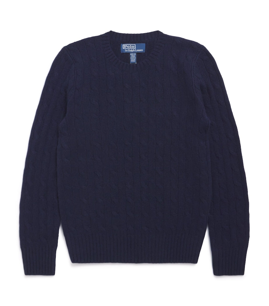 Ralph Lauren Kids Cashmere Cable-Knit Sweater (6-14 Years)