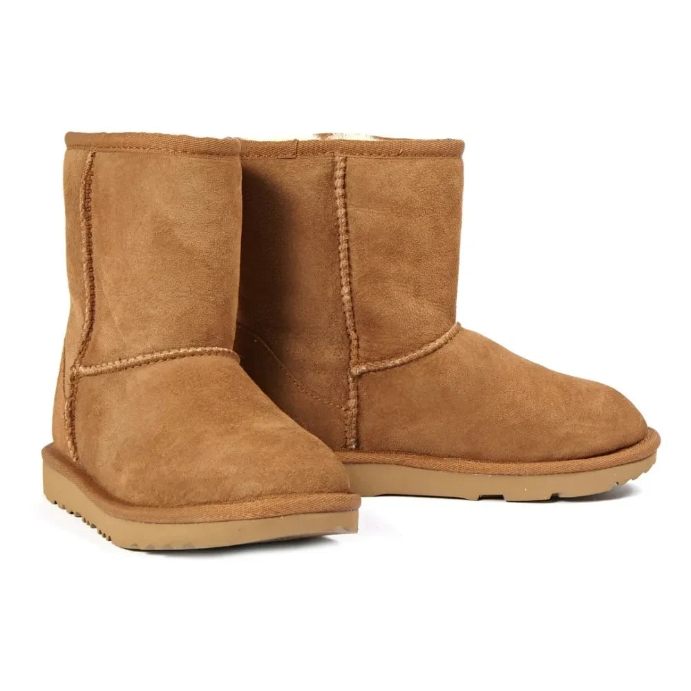 UGG - Classic II Fur Lined Suede Boots | Camel