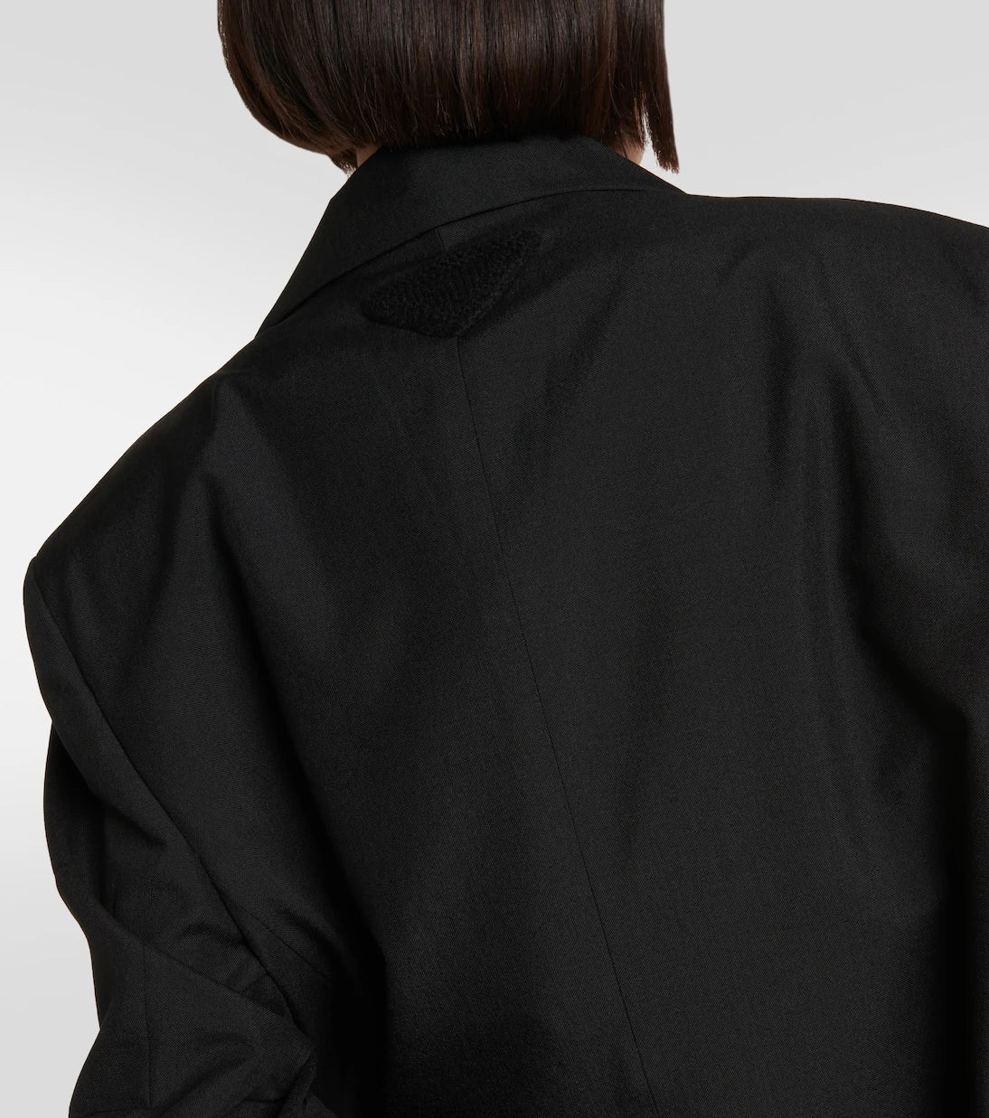 Prada - Bow-detail mohair coat