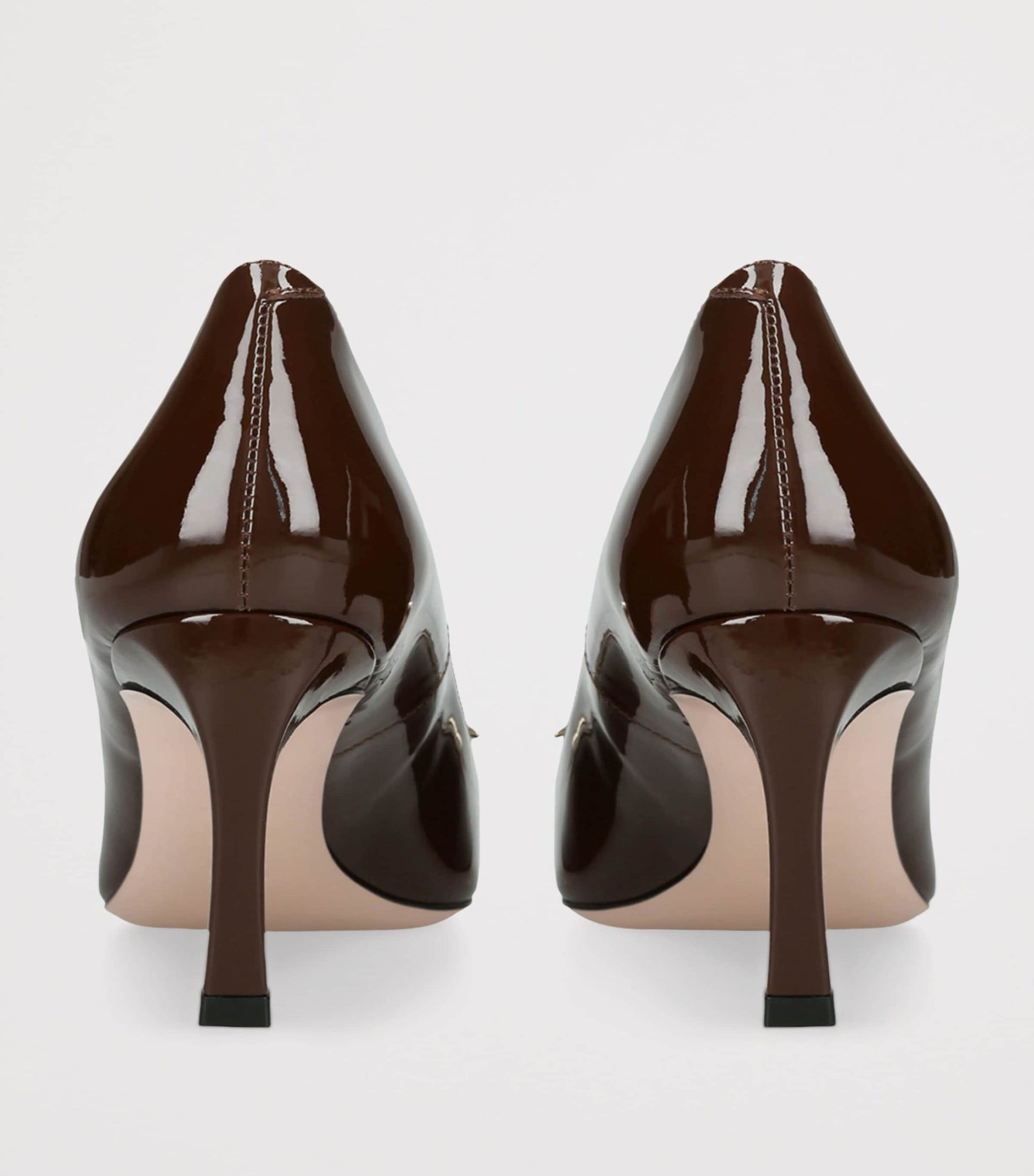 Roger Vivier Brown Patent Belle Vivier Pumps 70