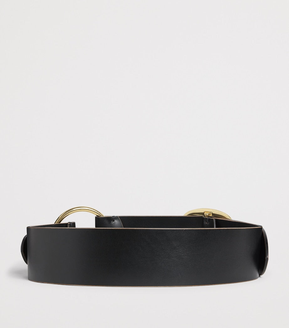 Black Leather Belt