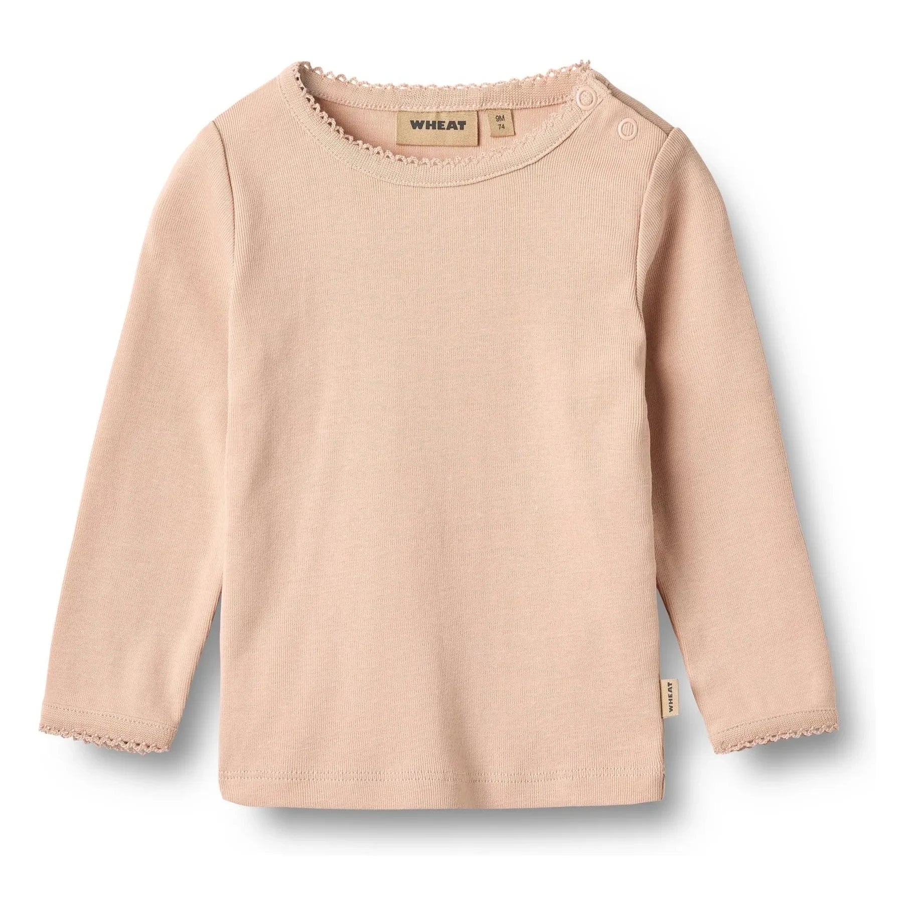Wheat - Belis organic cotton T-shirt | Pink