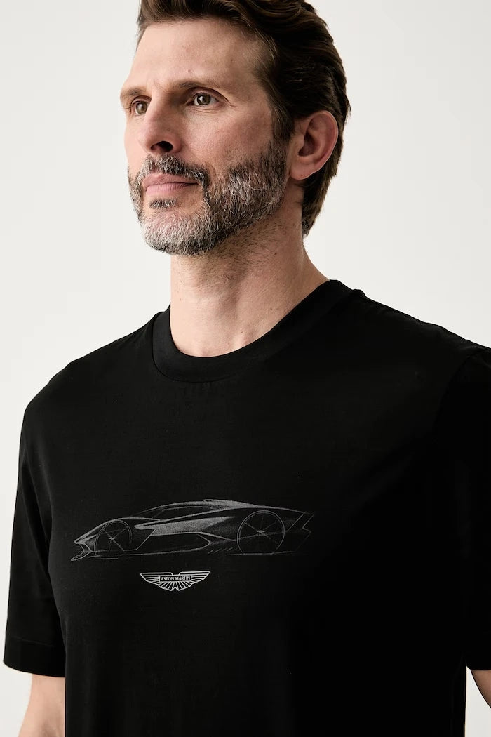 BOSS x Aston Martin erkek pamuklu tişört