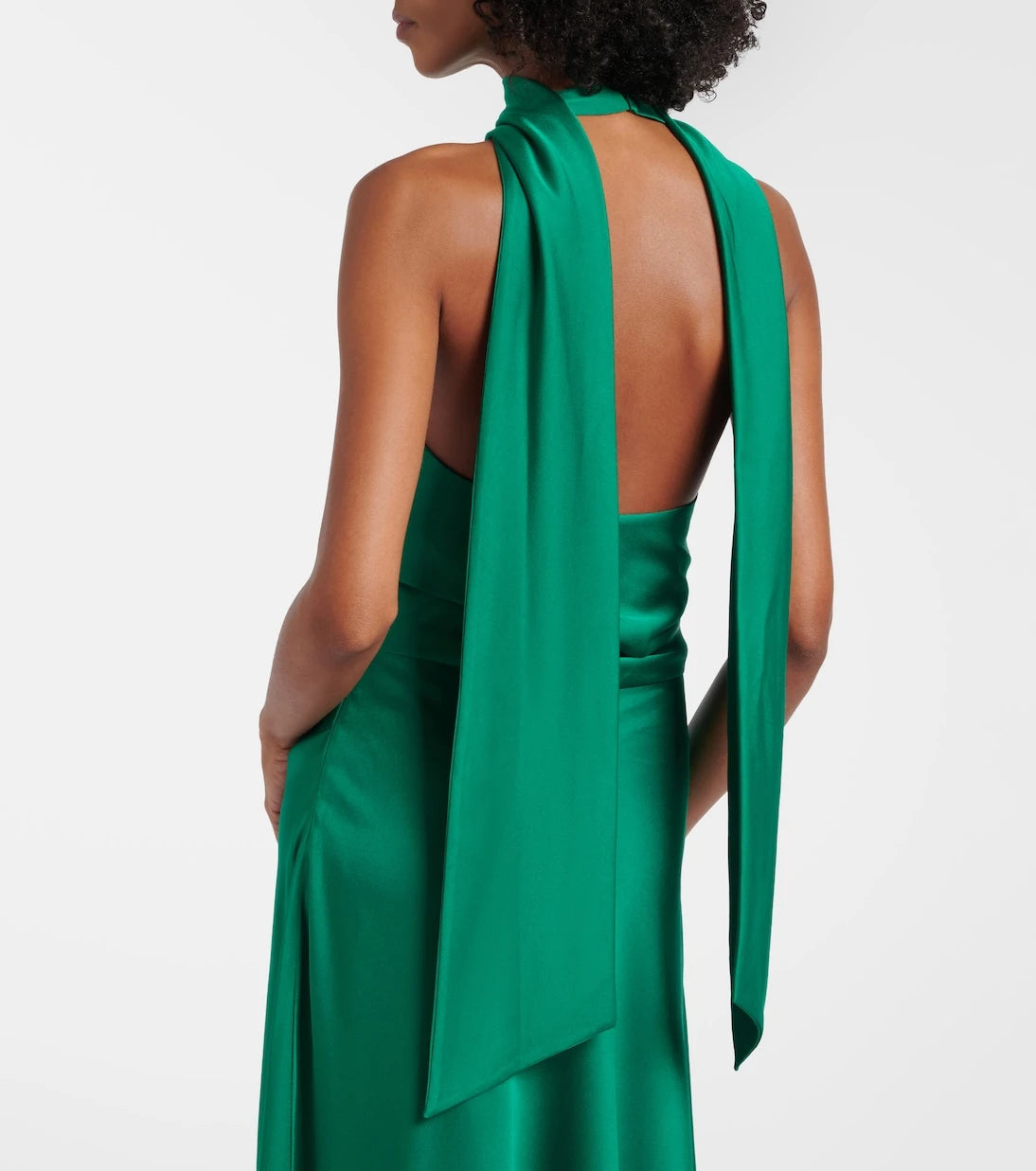 Simkhai - Monica asymmetric satin midi dress