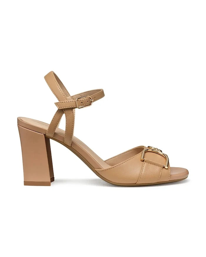 Geox D NEW ERAKLIA 80 A Deri Sandaletler