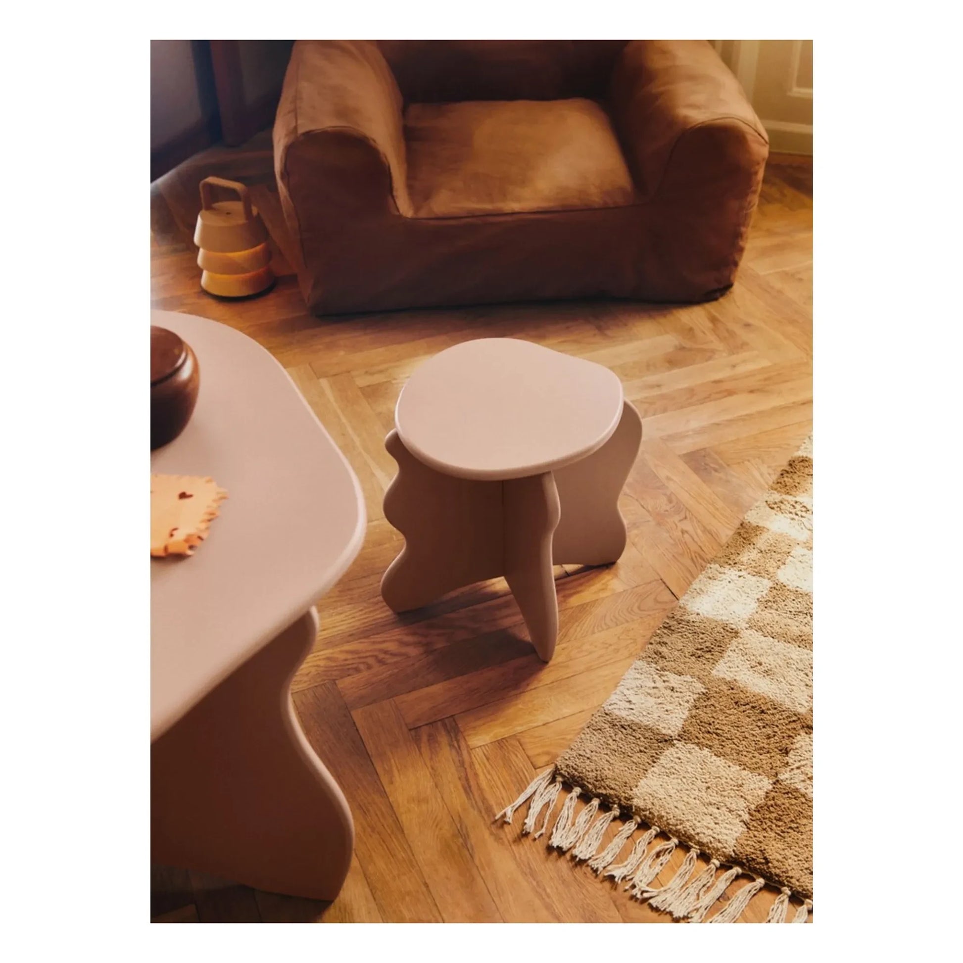 Ferm Living Kids - Billow pouffe | Ochre