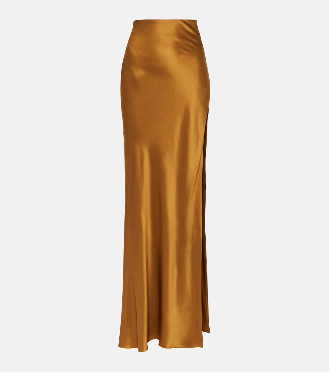 The Sei - Asymmetric silk satin maxi skirt
