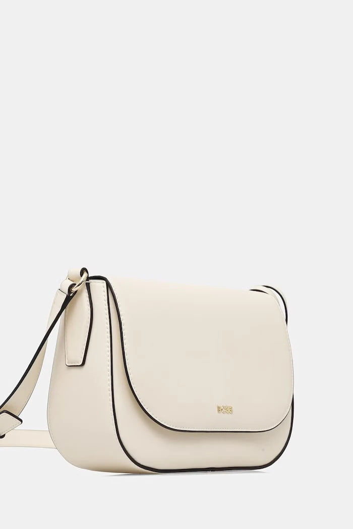 BOSS kadın deri crossbody çanta NUMAH Saddle