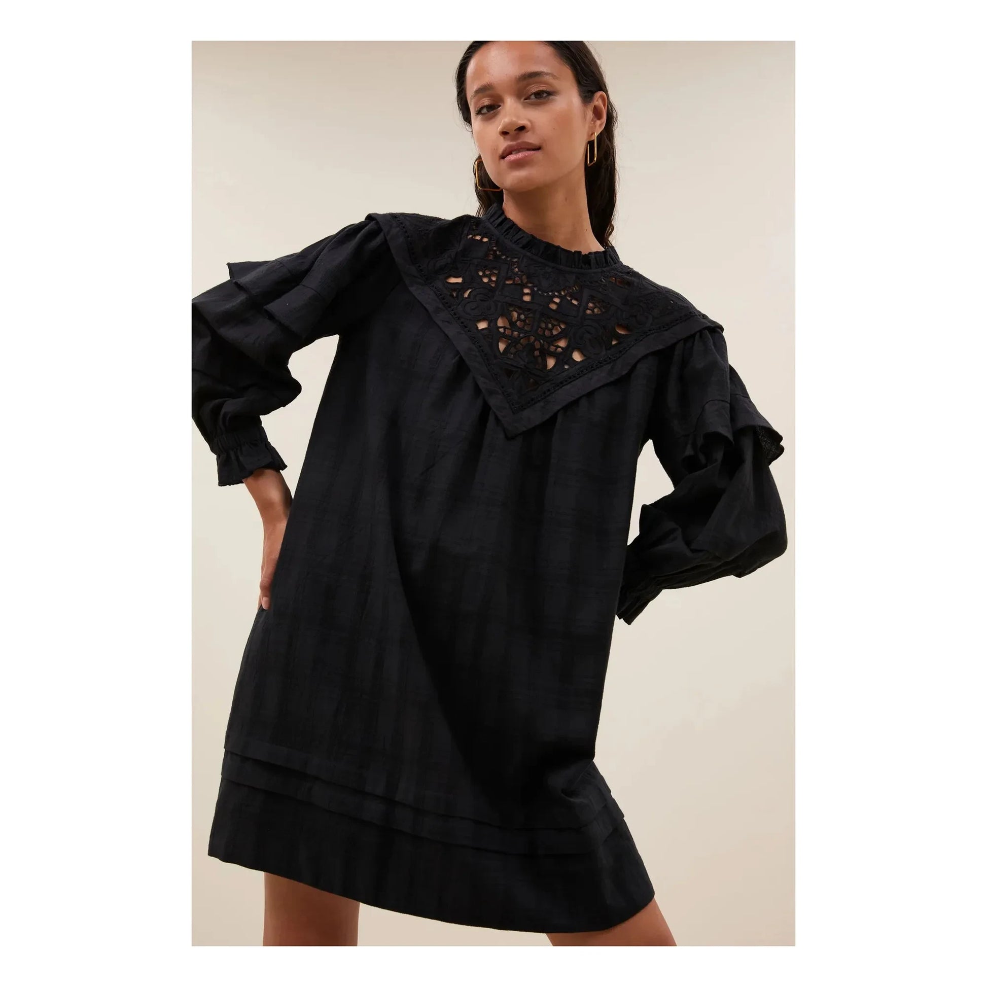 By Bar - Bowie Linen Dress | Black