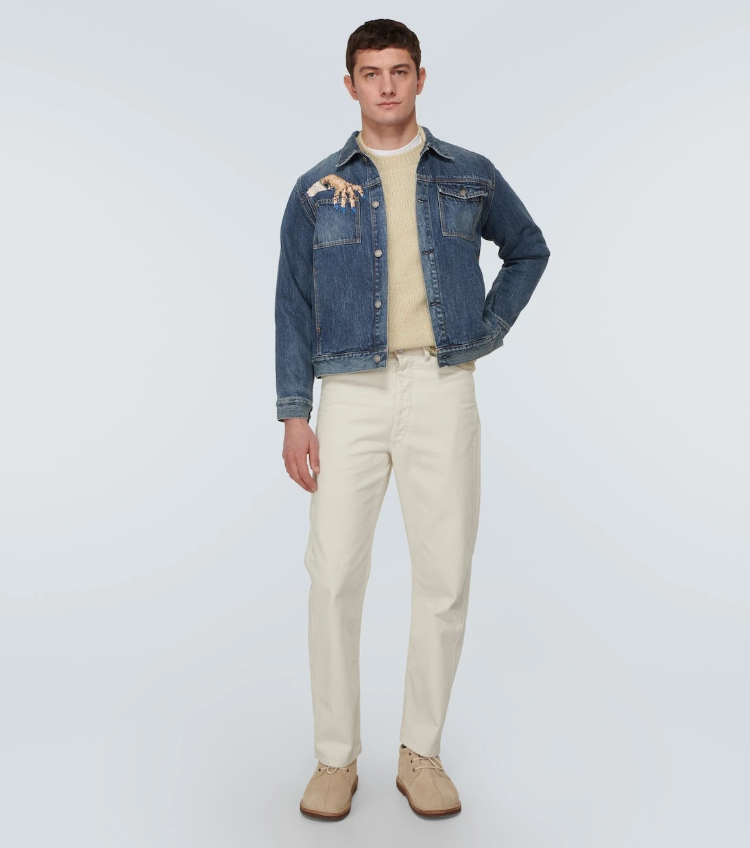 Undercover - Beaded denim jacket