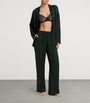 Hanro Green Stripe Indra Pyjama Bottoms