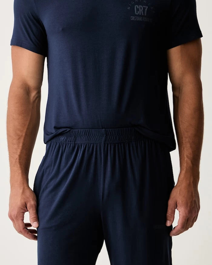 CR7 Cristiano Ronaldo erkek iki parçalı modal pijama x MODAL CONCEPT