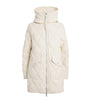Canada Goose Ivory Quilted Alessia Coat