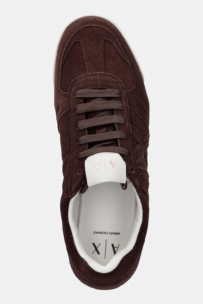 Armani Exchange kadın süet spor ayakkabı